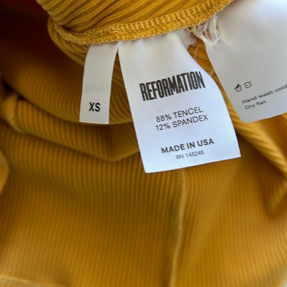 Reformation Sarah Ribbed Mini Sundress - Picture 7 of 10